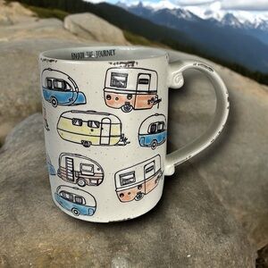Camper RV travelers hand painted mug new
